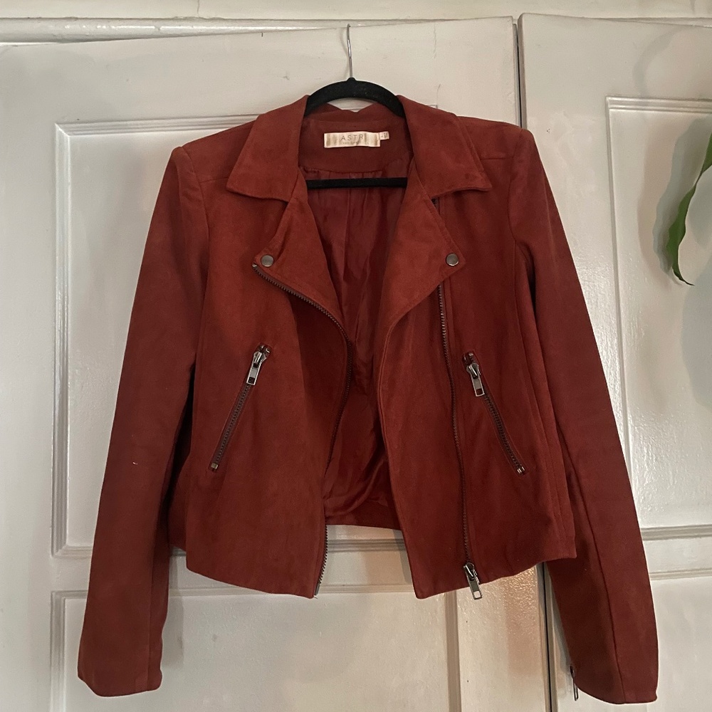 Suede moto jacket - ASTR